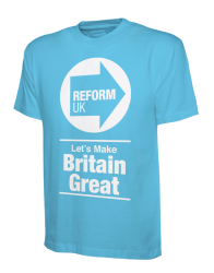 Reform UK T-Shirt | Shop now and stand with Reform UK