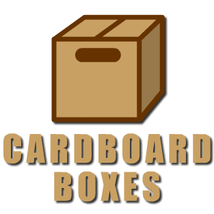 cardboard boxes, removal & storage boxes